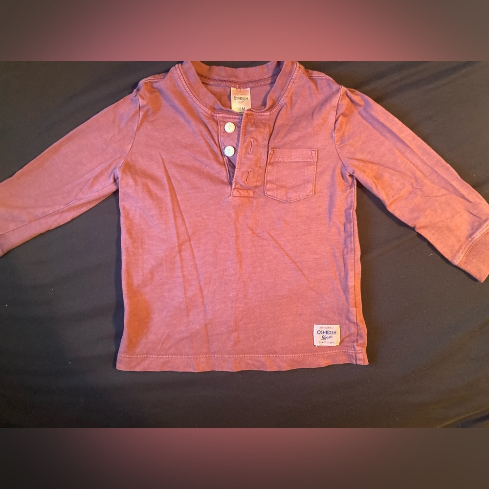 OshKosh Toddler Boy Long Sleeve Shirt